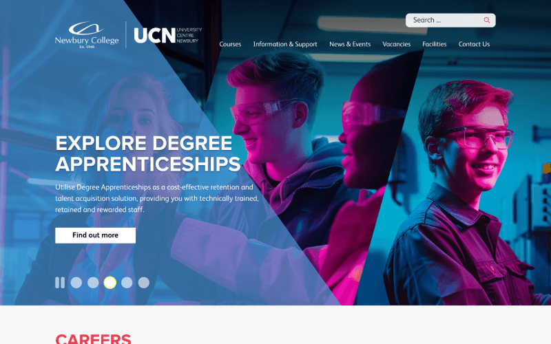 Newbury College screenshot